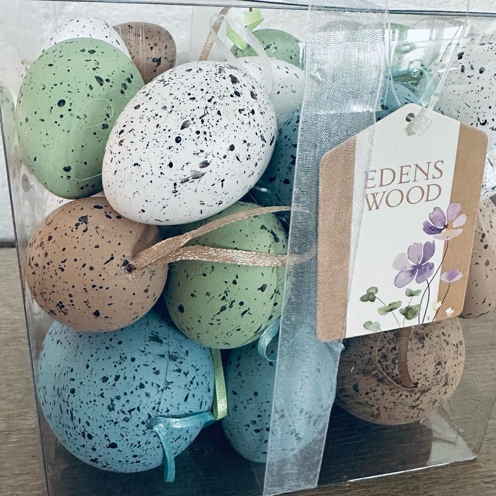 Easter Eggs Ornaments Bowl Filler Basket Decor